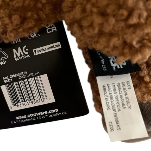 Star Wars Wicket Ewok Plush – Mattel Disney – With Tags – 2021 - Picture 6 of 7